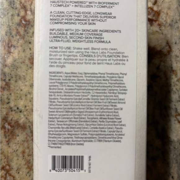 HAUS LABS BY LADY GAGA 
Triclone skin tech foundation 
30 ML / 1 FL.0Z - Picture 4 of 7